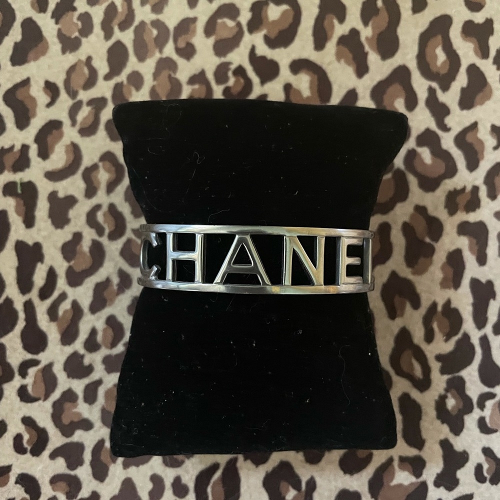 Chanel cutout logo bracelet